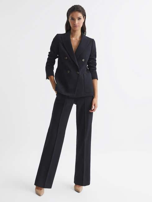 IRIA
WOOL BLEND WIDE LEG TROUSERS