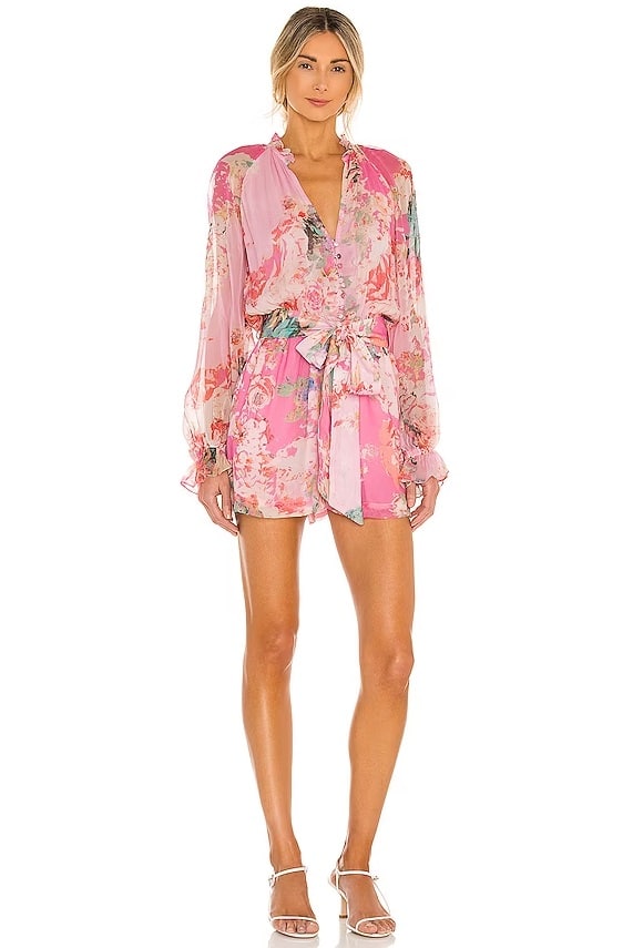 X REVOLVE Sage Romper HEMANT AND NANDITA brand:HEMANT AND NANDITA