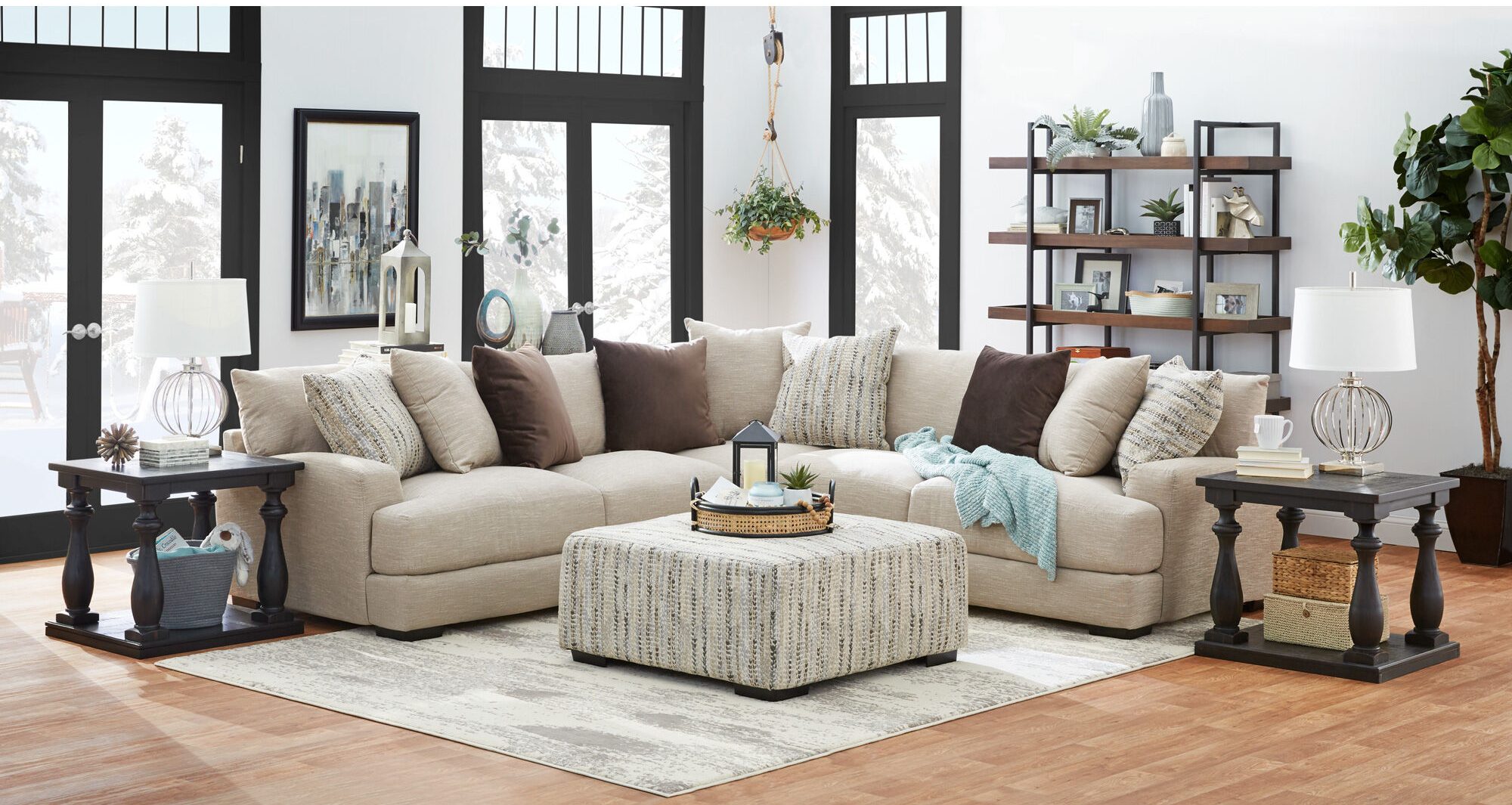 Wake 3 Piece Dusk Sectional