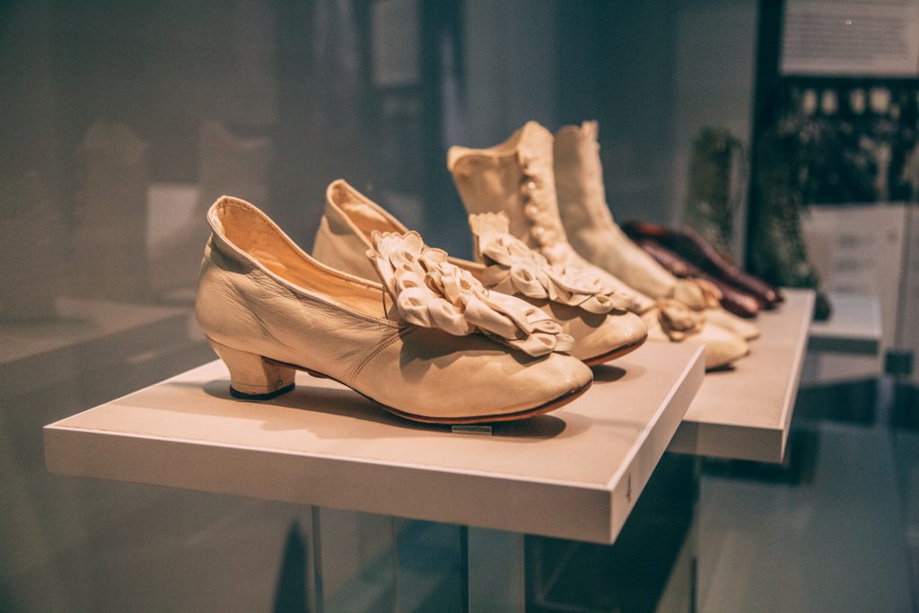 "Walk This Way: Footwear from the Stuart Weitzman Collection of Historic Shoes" exhibit is at the Paine Art Center in Oshkosh, Wisconsin