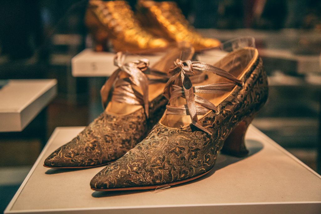 "Walk This Way: Footwear from the Stuart Weitzman Collection of Historic Shoes" exhibit is at the Paine Art Center in Oshkosh, Wisconsin