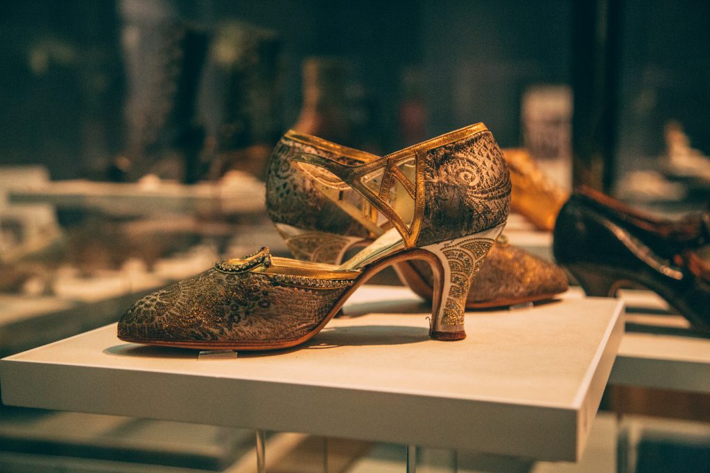 "Walk This Way: Footwear from the Stuart Weitzman Collection of Historic Shoes" exhibit is at the Paine Art Center in Oshkosh, Wisconsin