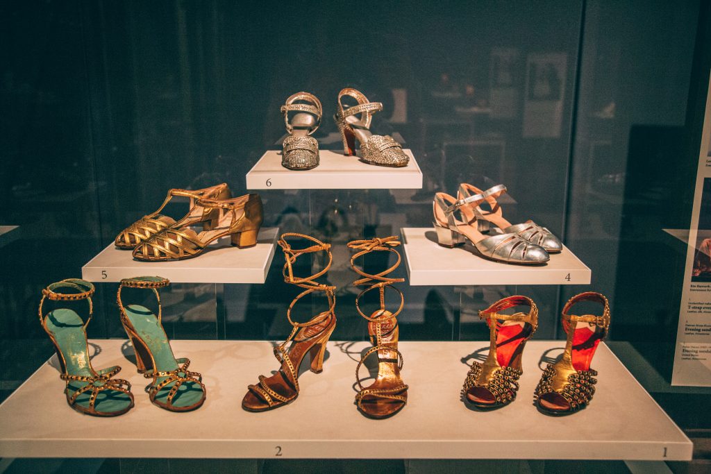 "Walk This Way: Footwear from the Stuart Weitzman Collection of Historic Shoes" exhibit is at the Paine Art Center in Oshkosh, Wisconsin