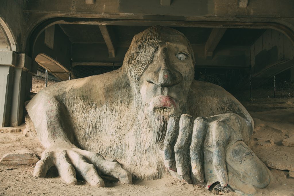 The Fremont Troll in Seattle