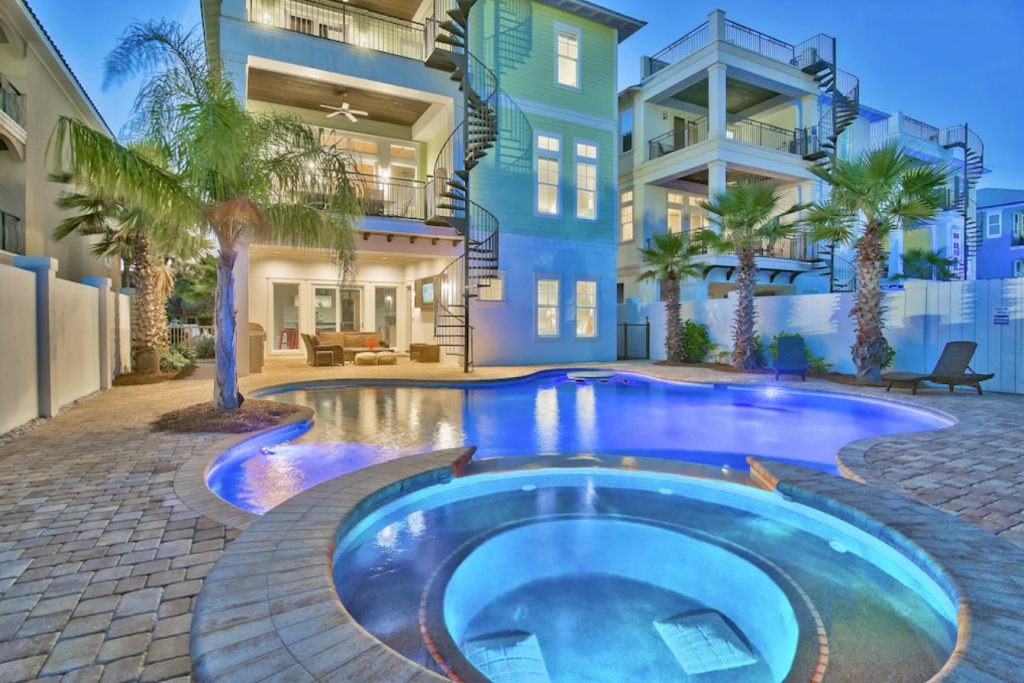 Luxury Coastal Home with Heated Pool and Rooftop Deck