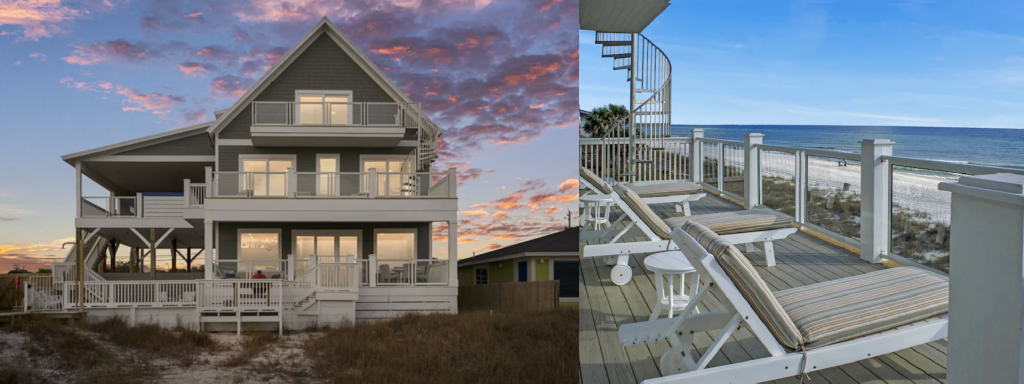 3-story Beachfront Home with Pool and Game Room