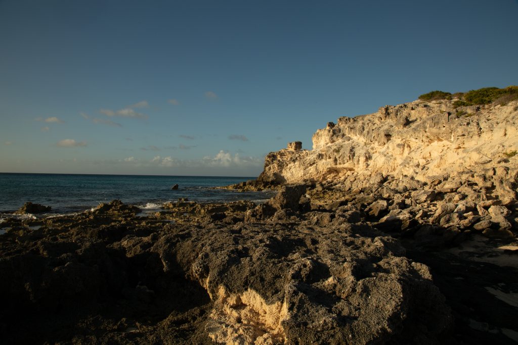 The best snorkeling is on the Northwest corner of Salt Cay in this little cove.