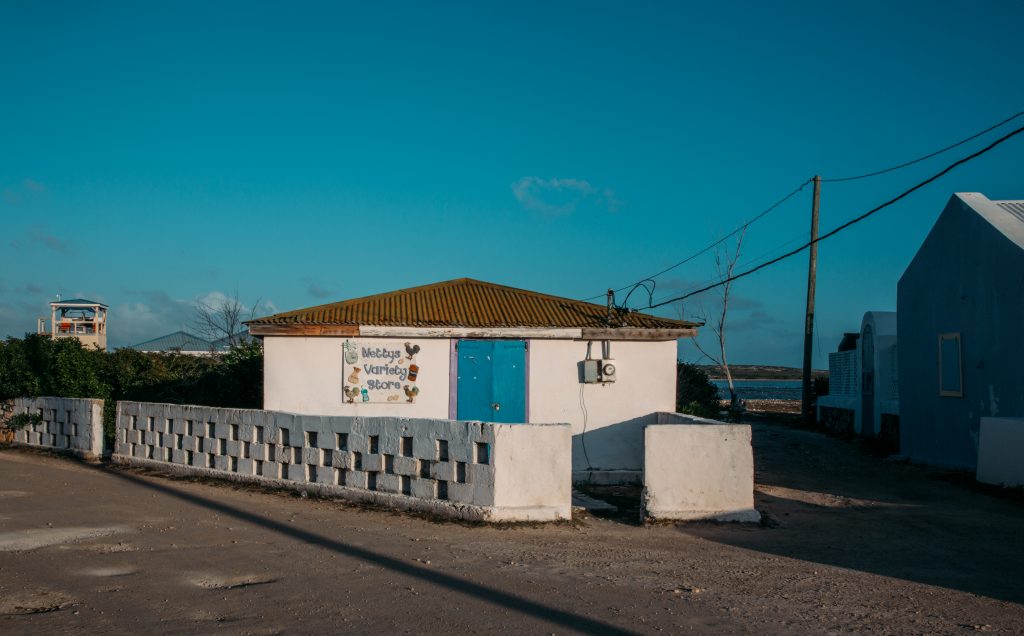 The only grocery store on Salt Cay.