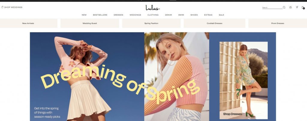 lulus homepage