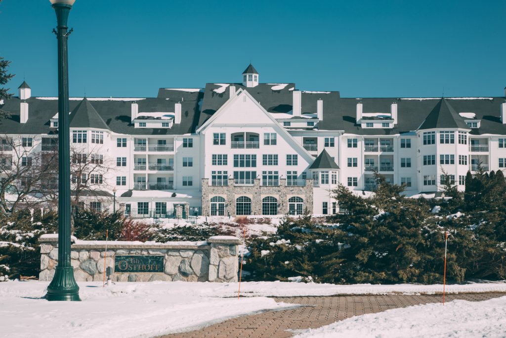 The Osthoff Resort in Elkhart Lake during Winter