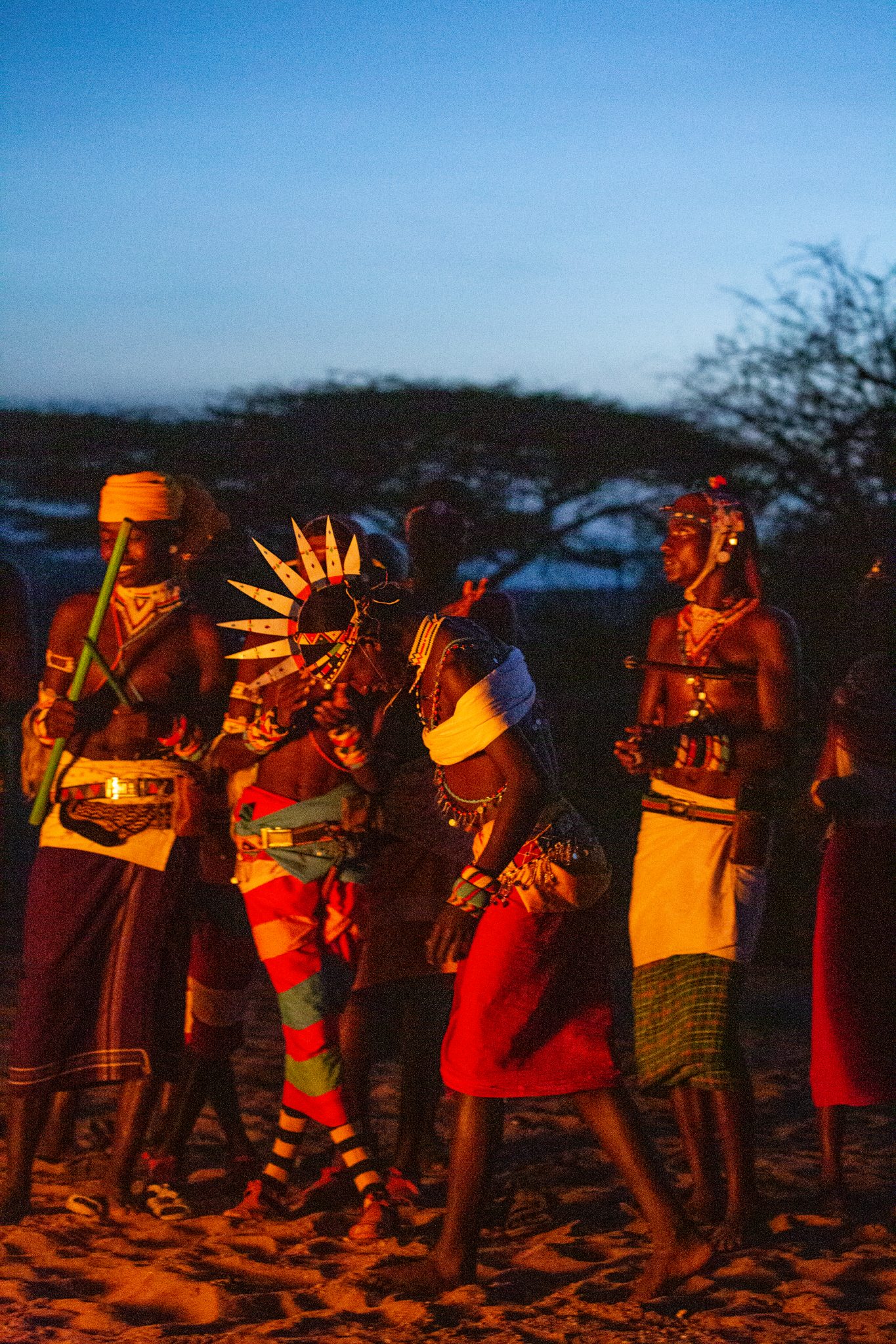 Samburu traditional jumping dance