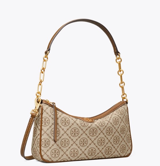 T MONOGRAM JACQUARD STUDIO BAG