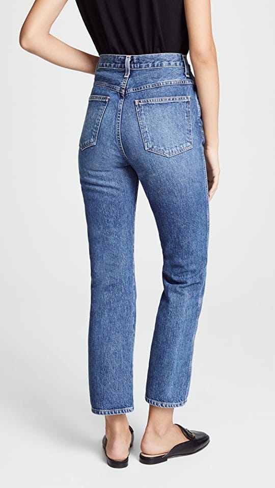 AGOLDE
Pinch Waist High Rise Kick Jeans  