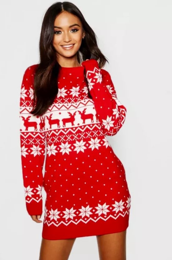 FAIRISLE CHRISTMAS JUMPER DRESS