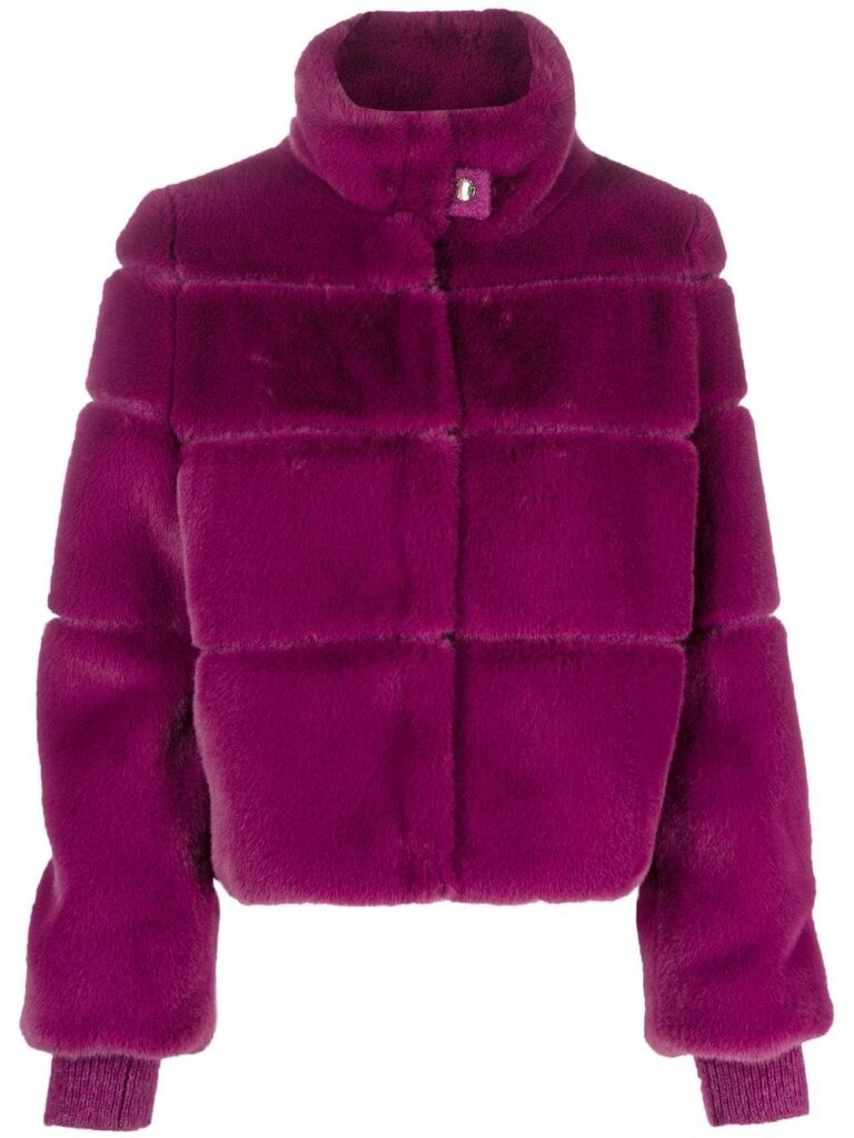 Patrizia Pepe
faux-fur long-sleeve jacket