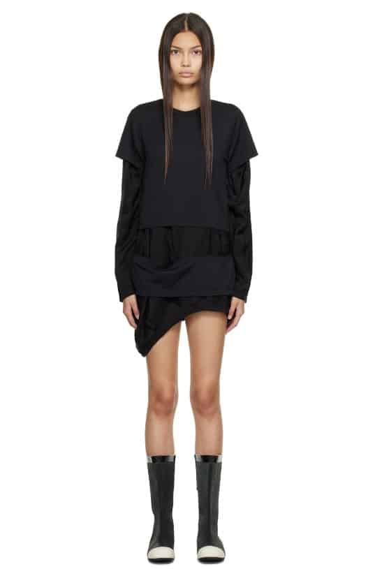 COMME DES GARÇONS
Black Layered Minidress