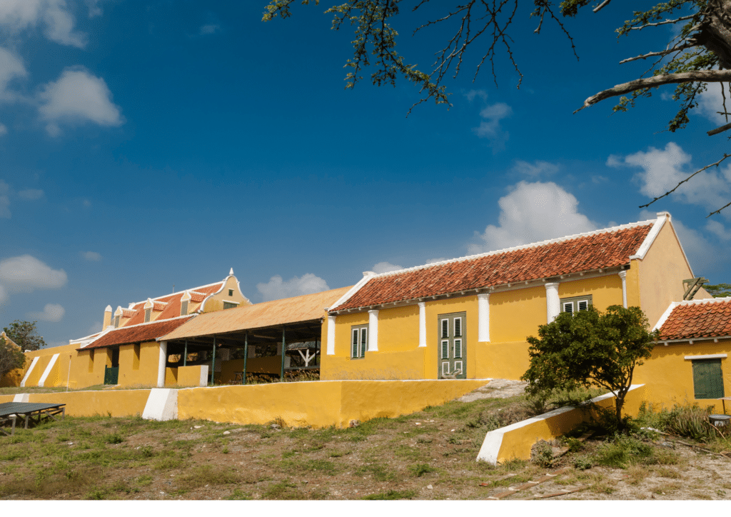 A shot of Landhuis Dokterstuin in Curaçao.