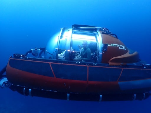 SUbstation curacao sub underwater in Curacao.