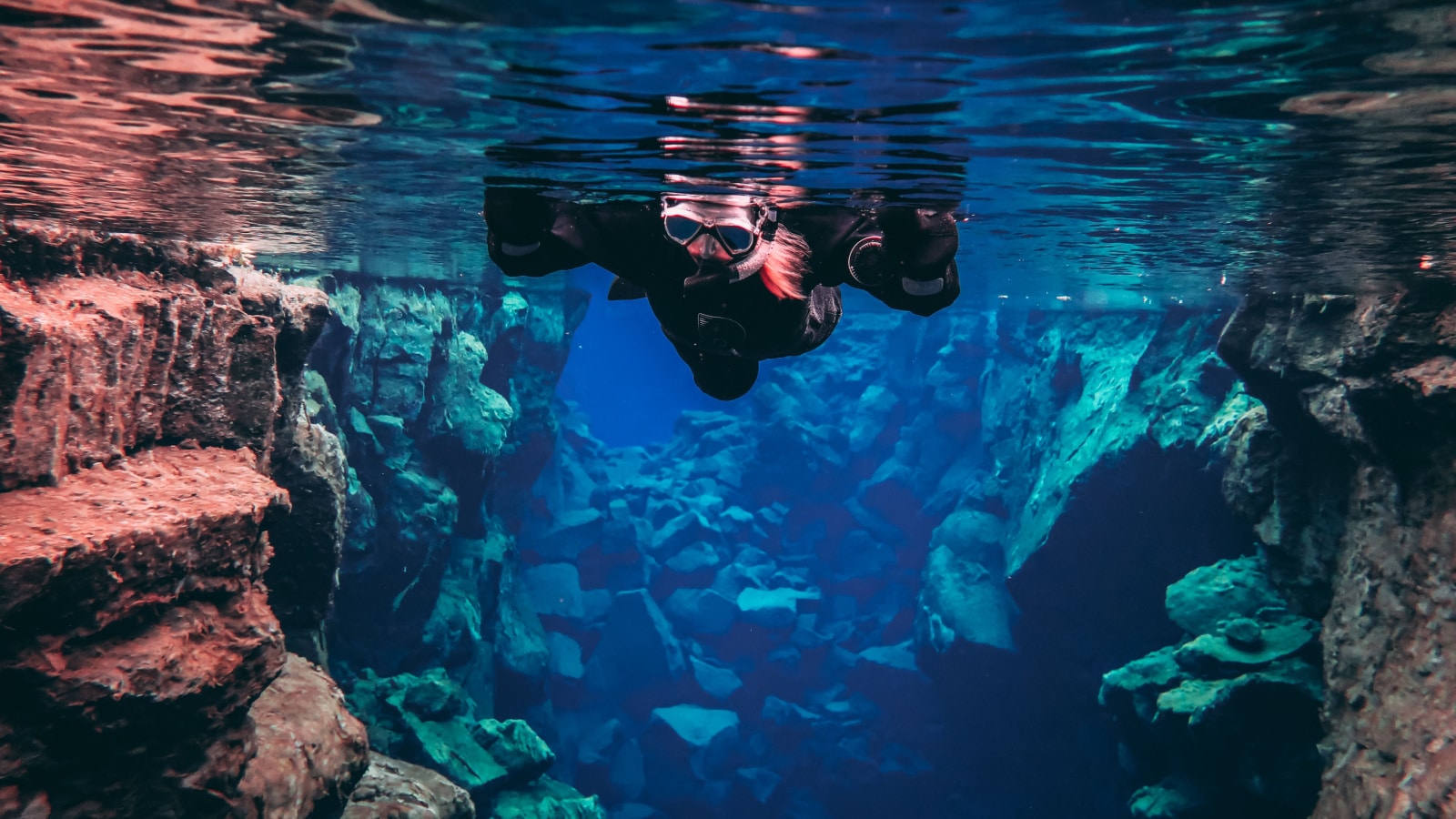 snorkeling in Iceland