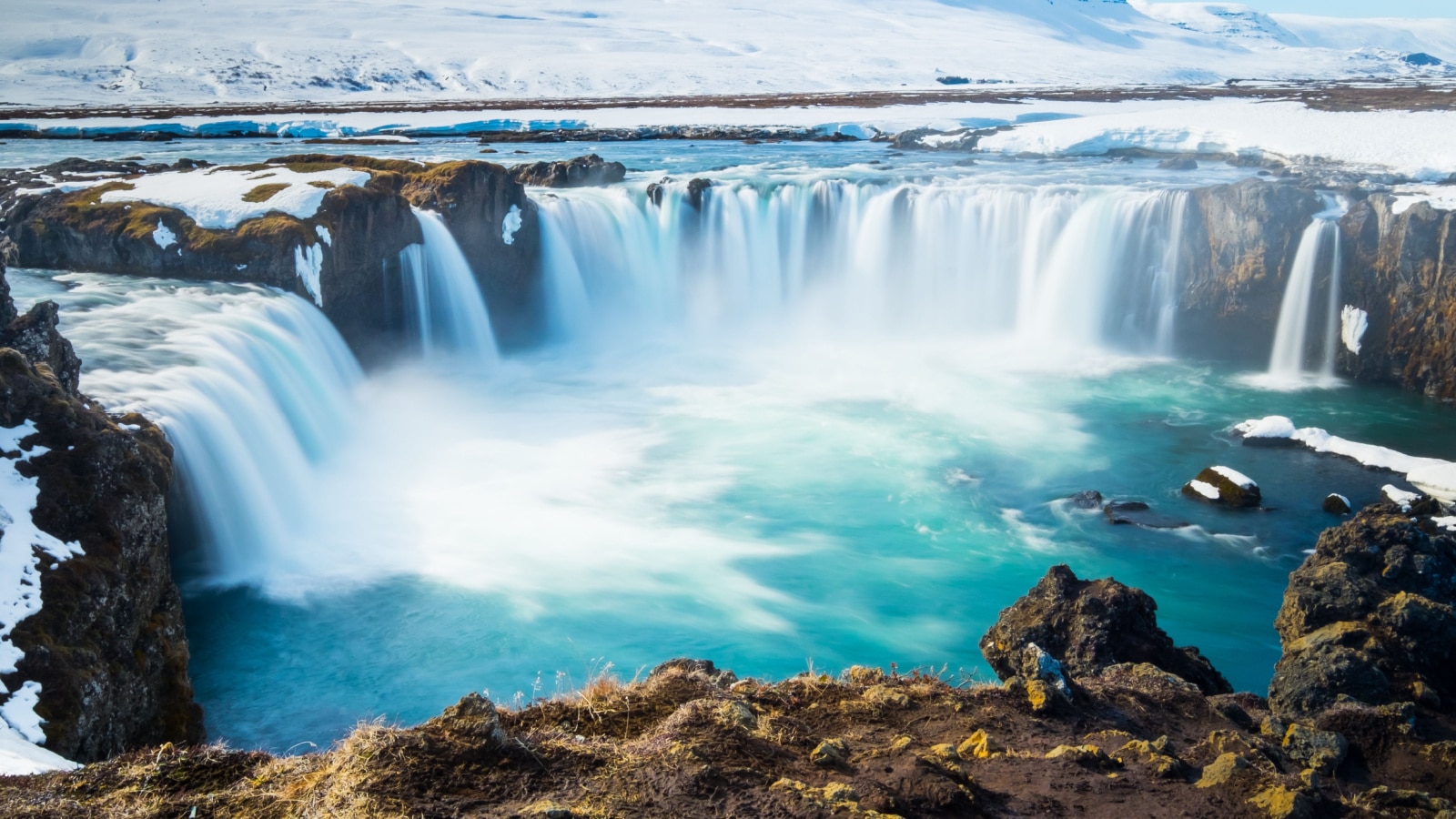 Godafoss, One of the most famous waterfalls in Iceland.