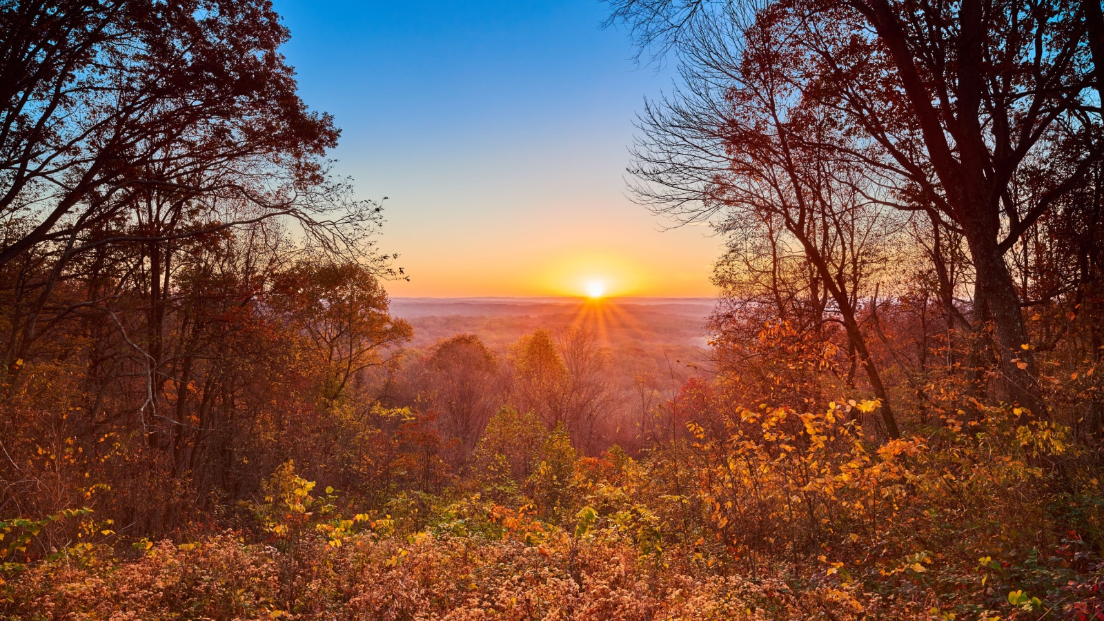 Sunrise at Brown Co. State Park, IN