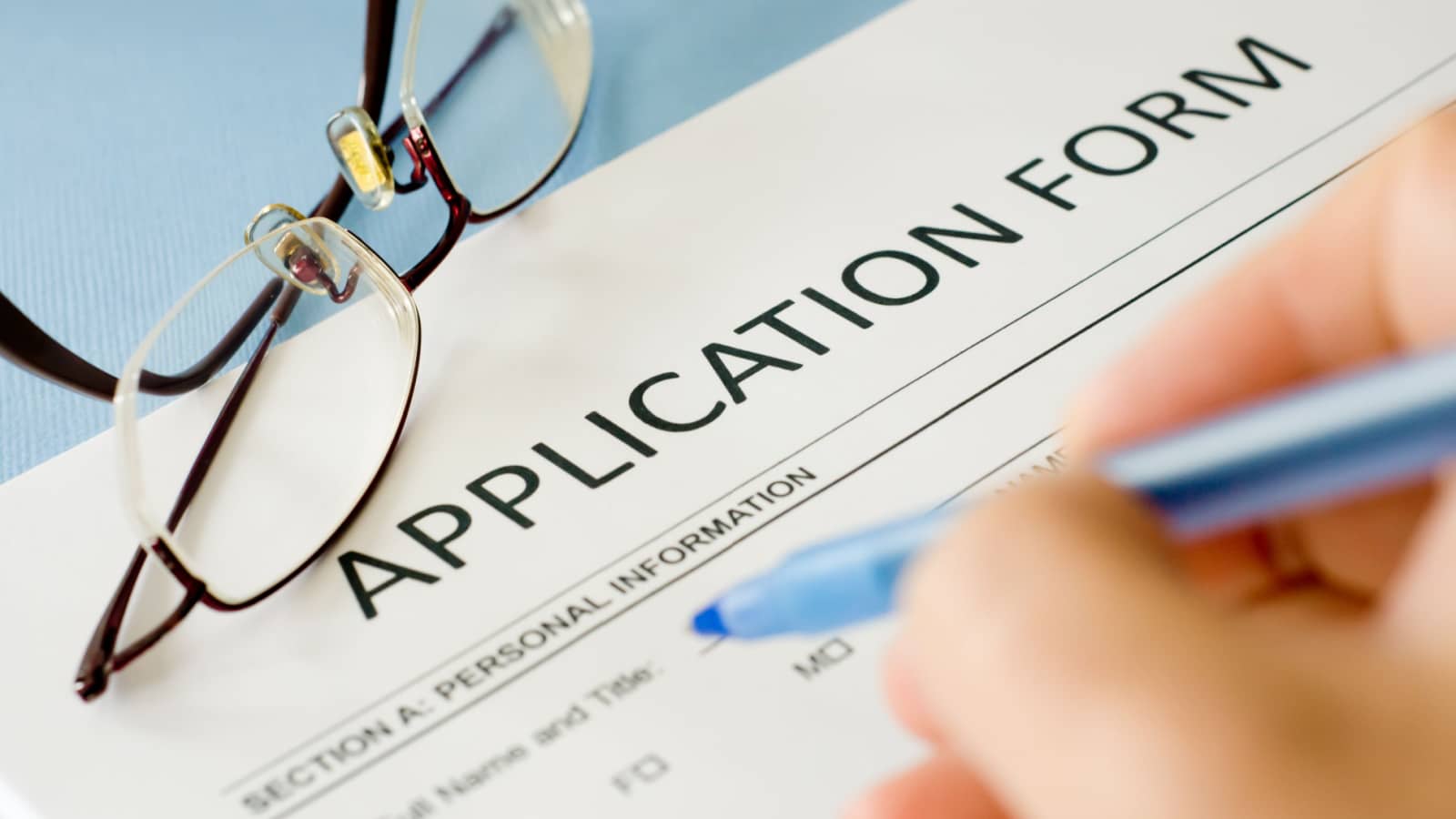 paper application form