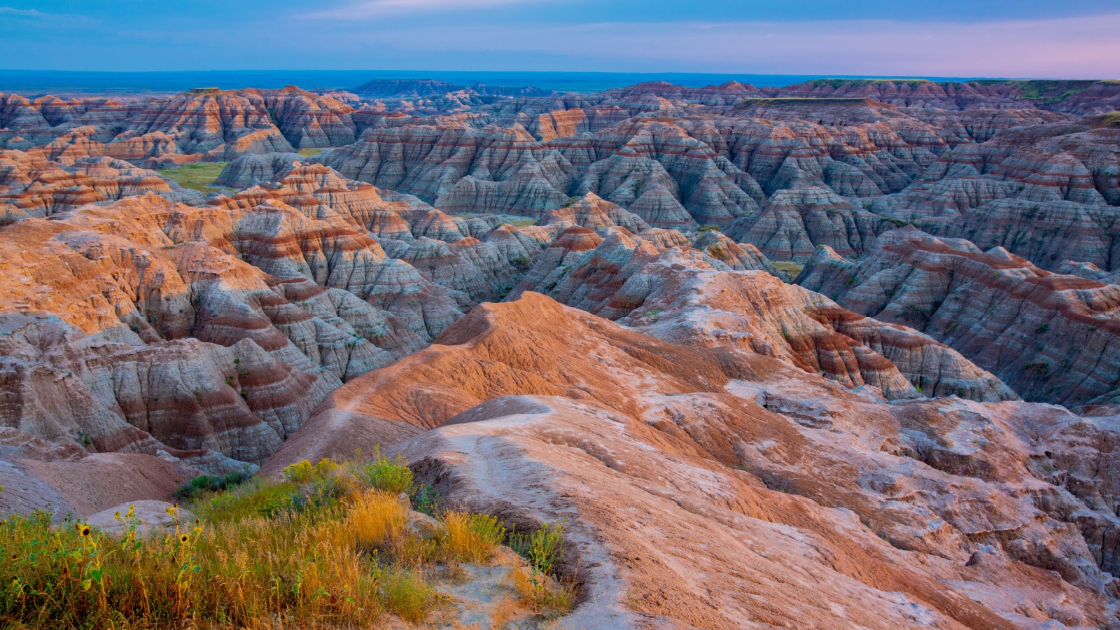 Badlands National Park in South Dakota, USA