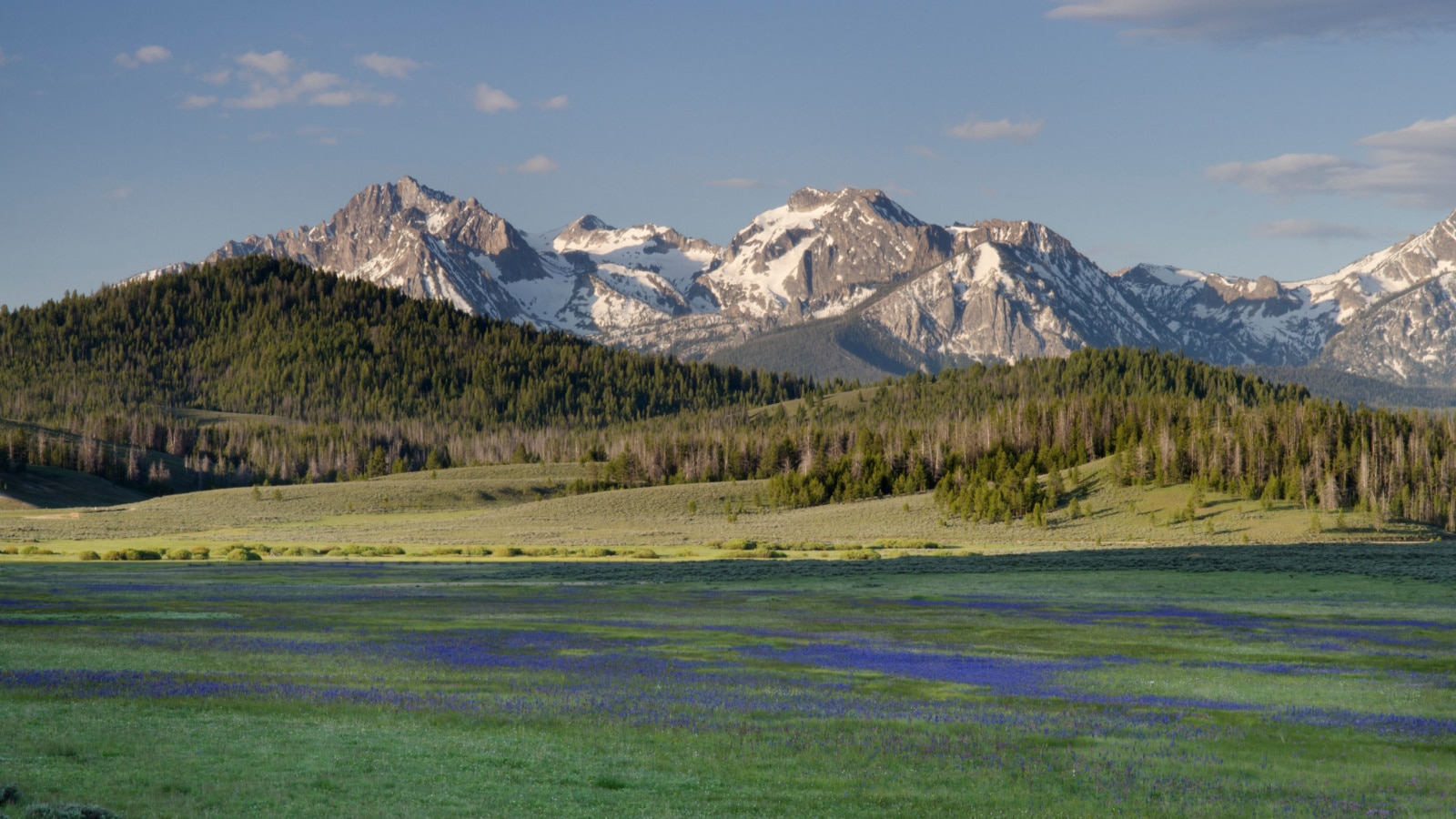 Sawtooth Mountains of USA, Idaho.