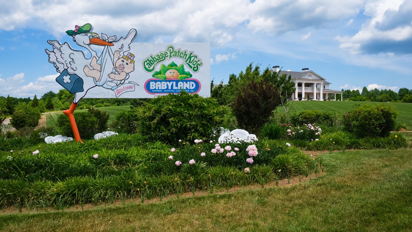 Cleveland, Georgia USA - May 16, 2022: Babyland General Hospital is the birthplace of the popular Cabbage Patch Kids dolls.