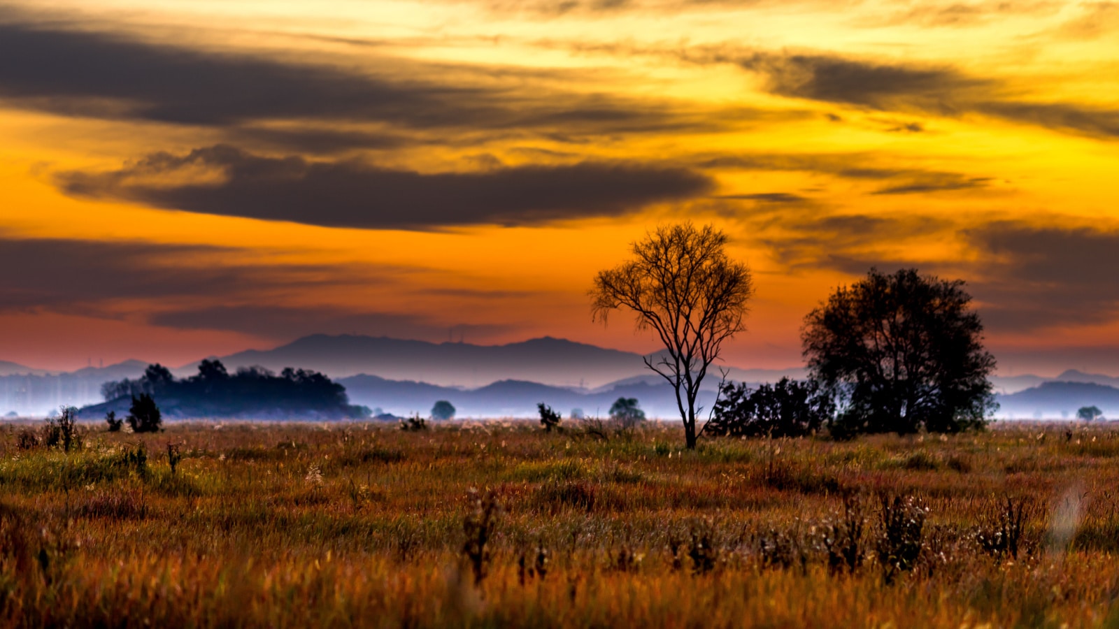 Kansas - Flint Hills Sunrise on the Prairie