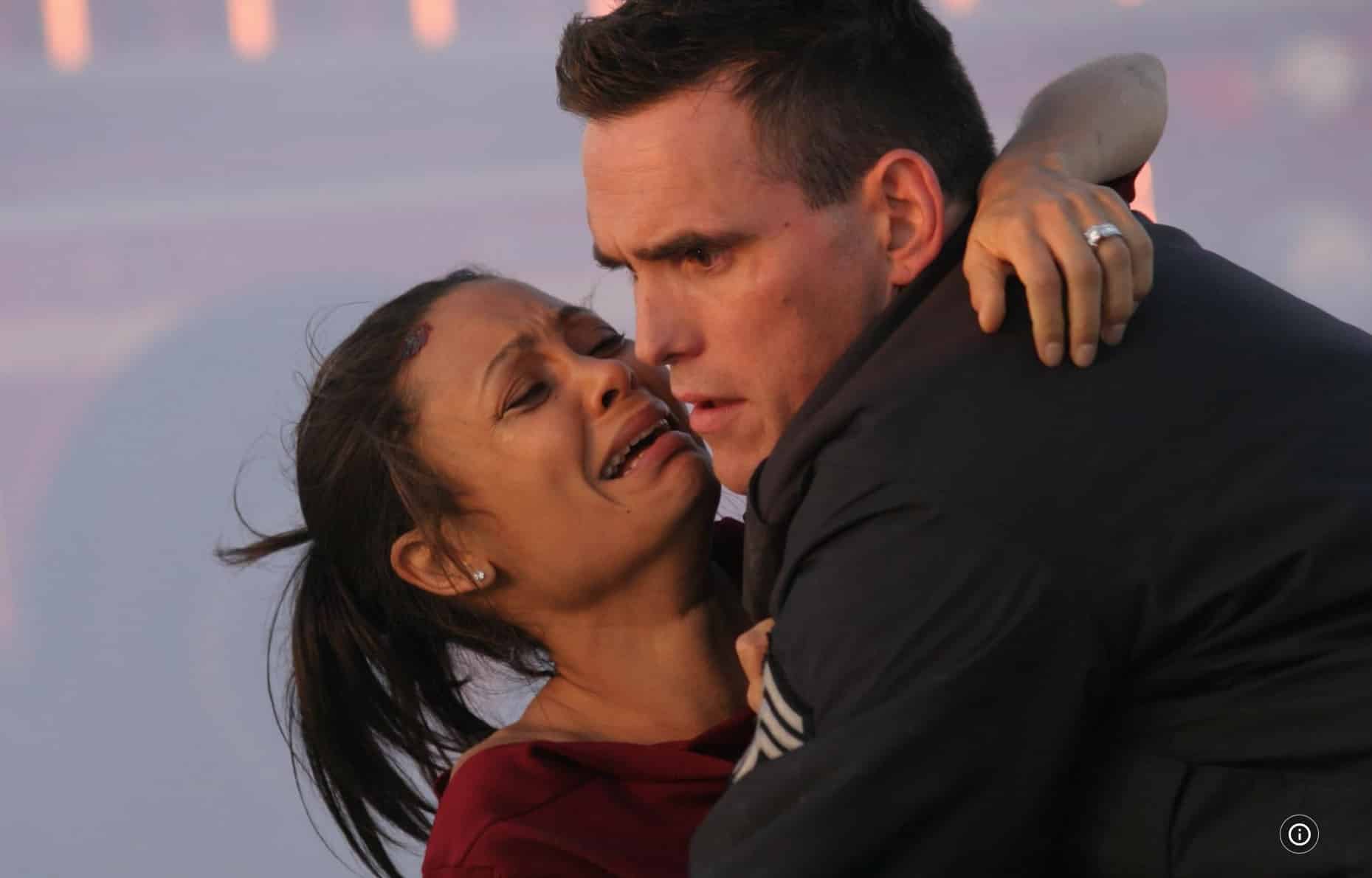 Matt Dillon and Thandiwe Newton in Crash (2004)