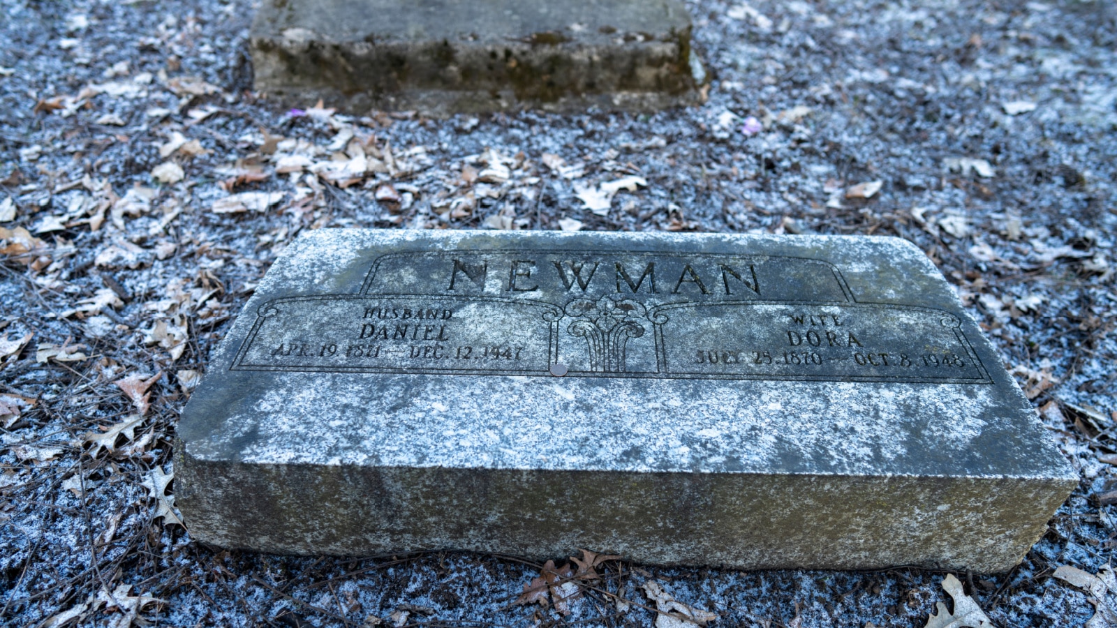 Bachelor's Grove Cemetery at sunrise