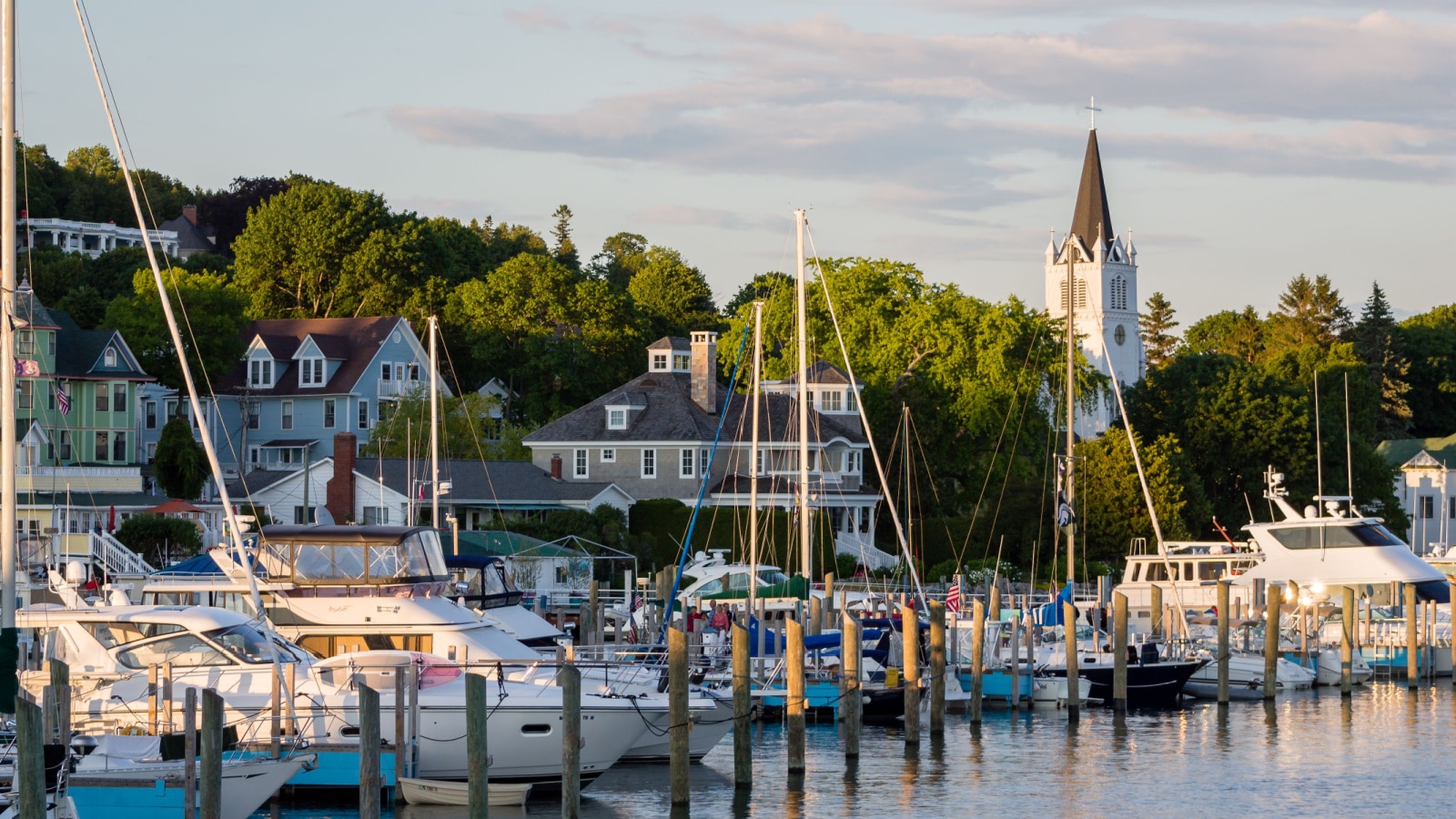 Marina on Mackinac Island