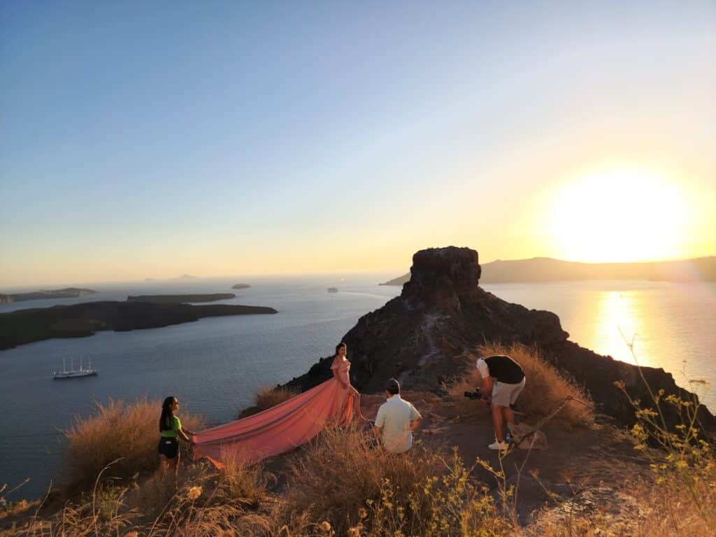 behind the scenes of a flying dress pic