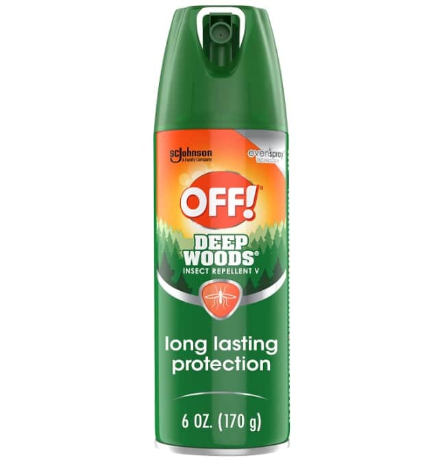 OFF! Deep Woods Insect Repellent Aerosol, Bug Spray with Long Lasting Protection from Mosquitoes, 6 oz