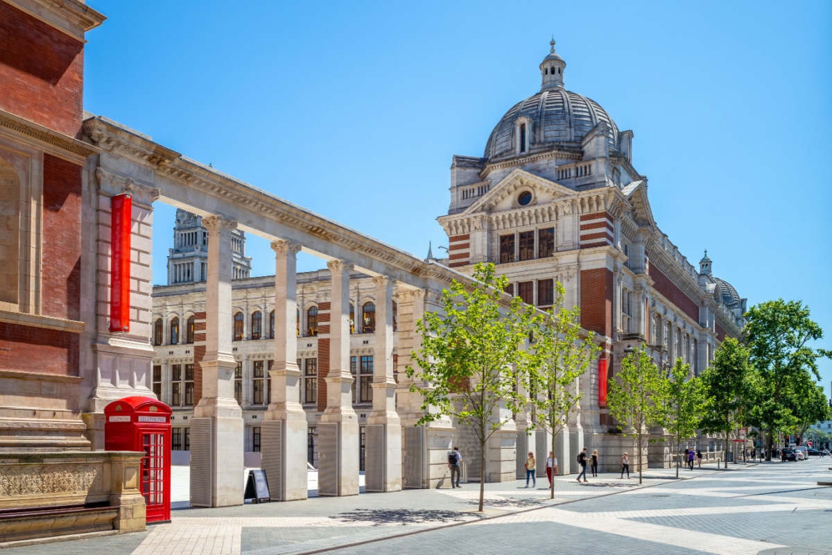 Victoria and Albert Museum in London, UK