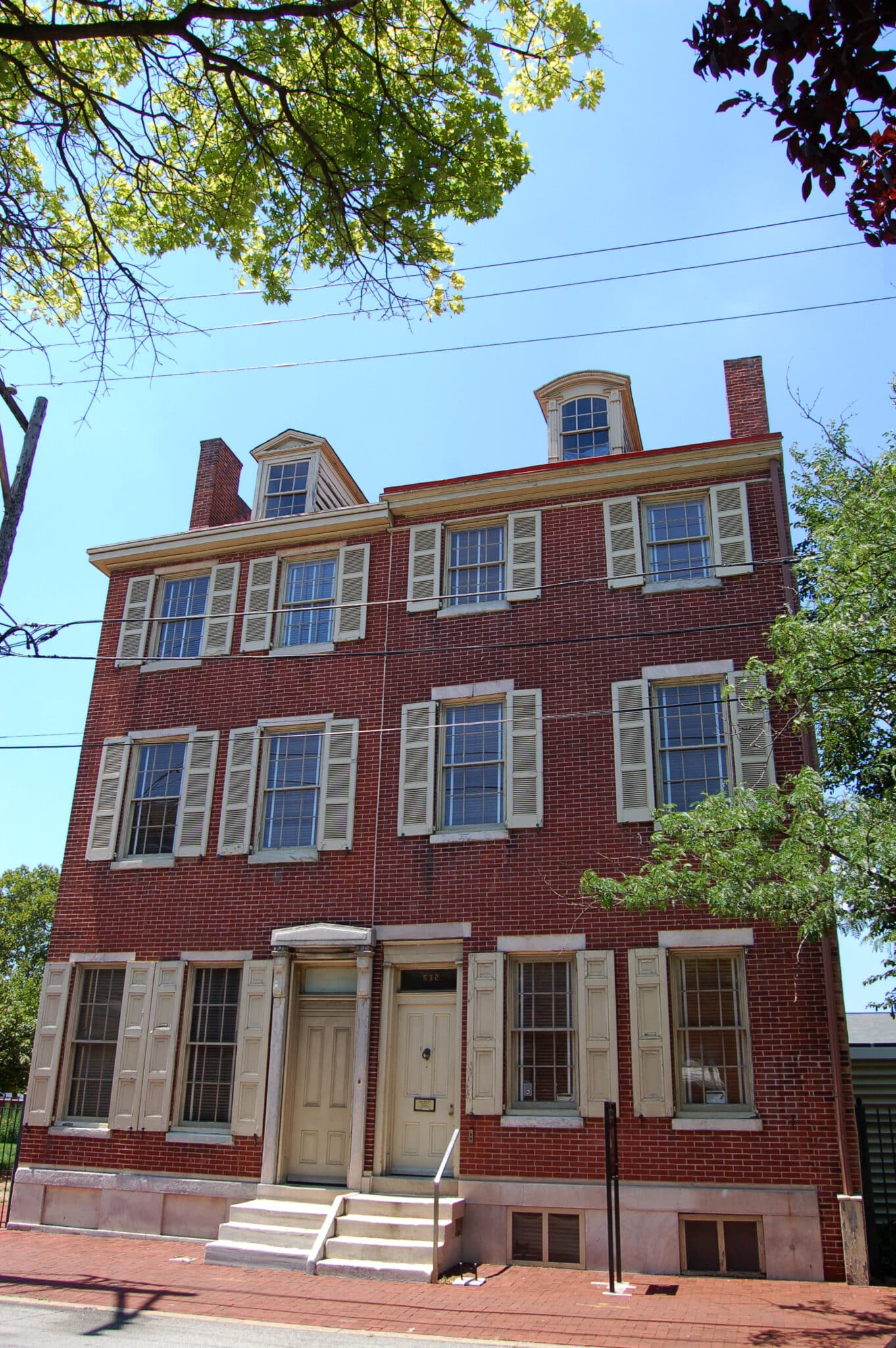 PHILADELPHIA - JULY 16: The Edgar Allan Poe National Historic Site, shown here on July 16, 2011, was the author's home from 1838-1844. Here, in Philadelphia, PA, Poe wrote "The Raven" and other works