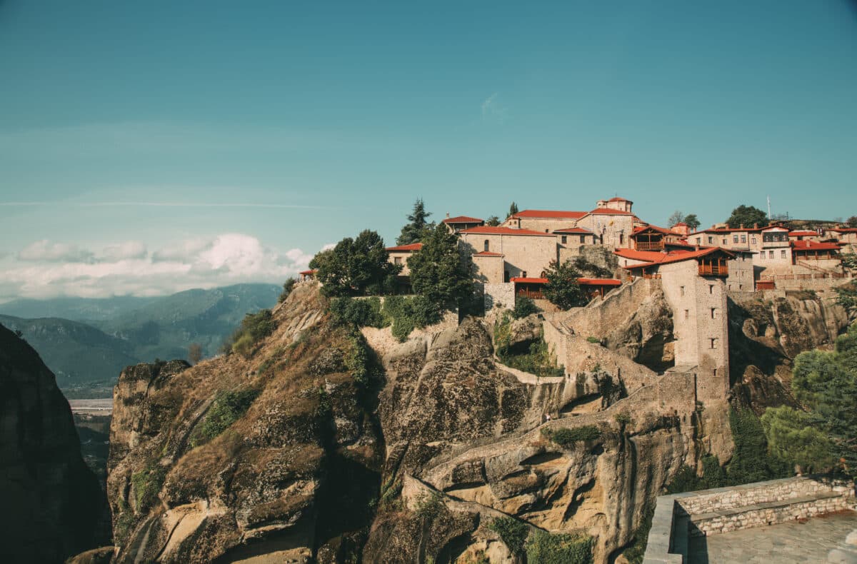 The grand monastery in Meteora