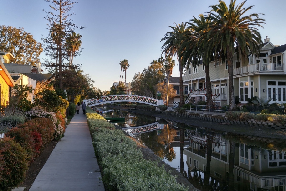 Venice Beach Canals in California