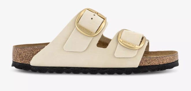 BIRKENSTOCK
Arizona big-buckle two-strap leather sandals