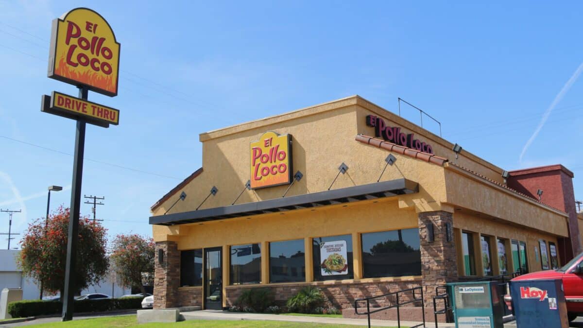 Los Angeles, California, USA - April 20, 2016: El Pollo Loco is a restaurant chain specializing in Mexican-style grilled chicken.