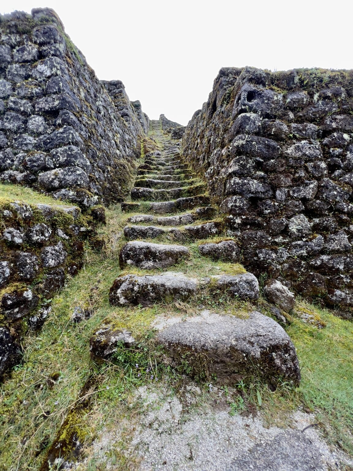 Stairs along the Inca Trail