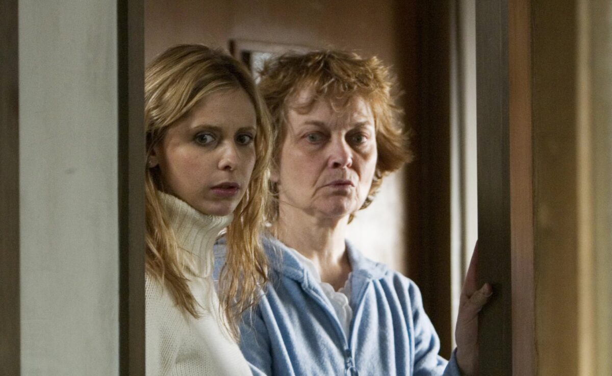 Sarah Michelle Gellar and Grace Zabriskie in The Grudge (2004)