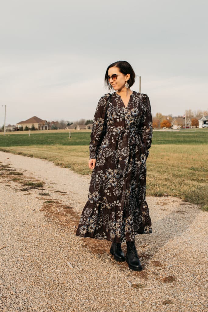 Marie Oliver Dress + Samuel Hubbard boots