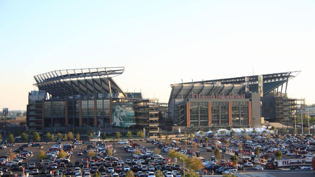 PHILADELPHIA - SEPTEMBER 7: Lincoln Financial Field, home of the National Football League's Eagles on September 7, 2010 in Philadelphia. The stadium opened in 2003, replacing nearby Veterans Stadium