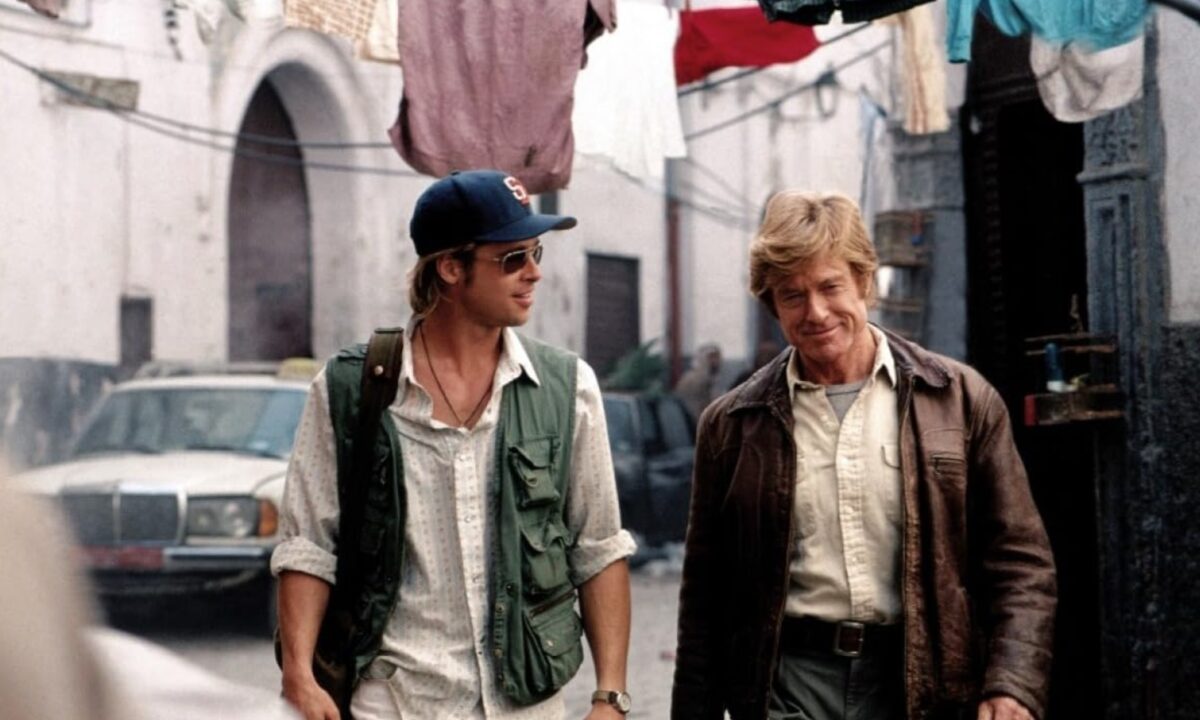 Brad Pitt and Robert Redford in Spy Game (2001)