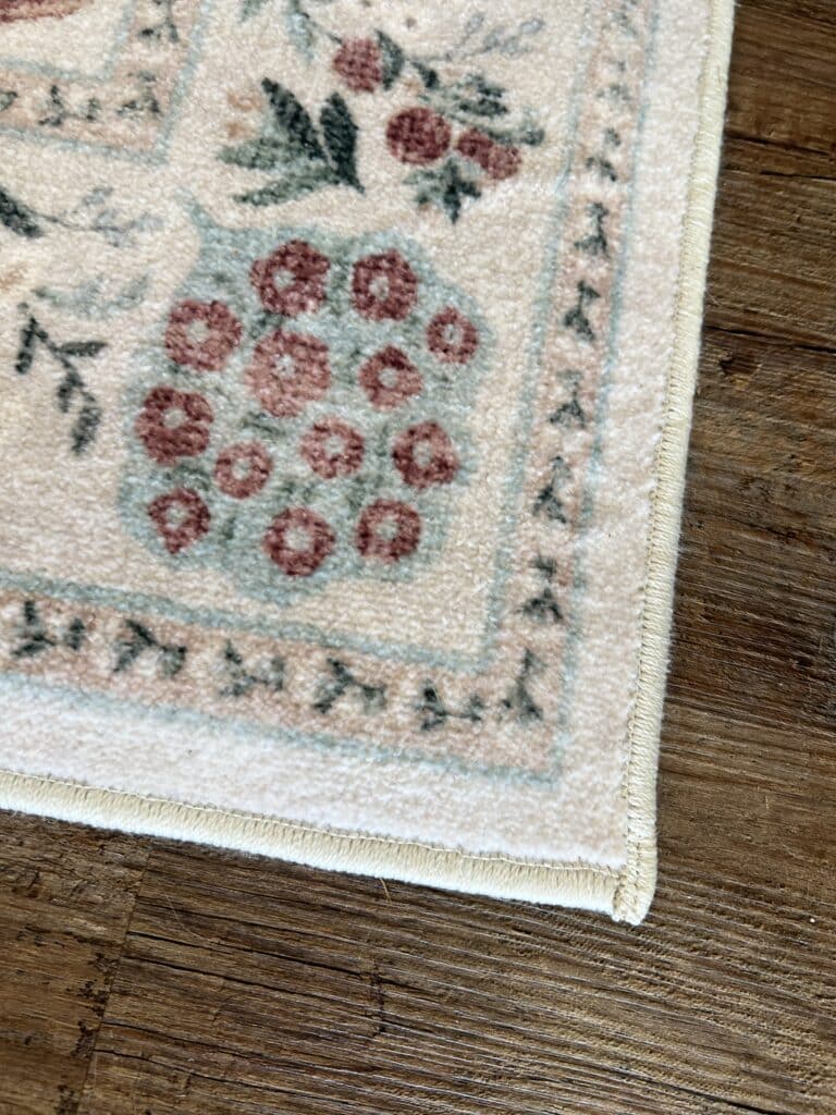 The rugs seem to have corners that don't curl under anymore.