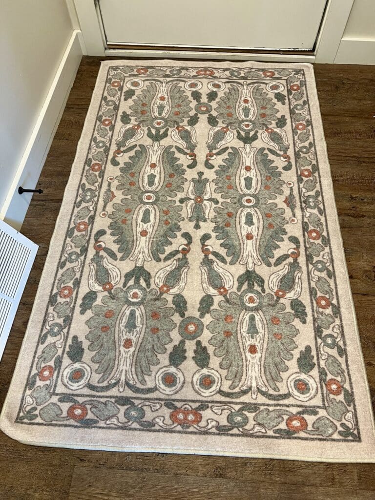 The Anna Sui rugs were no longer in stock, so I received a refund instead of a replacement for this one.