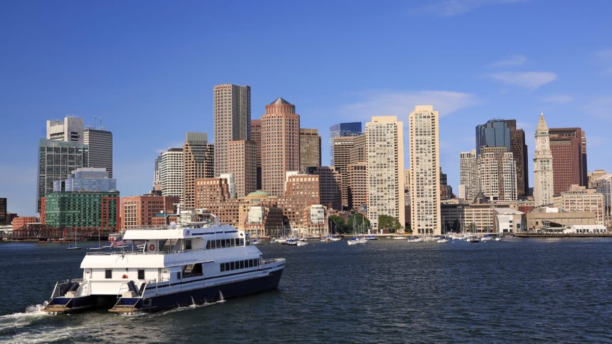 Boston harbor cruise