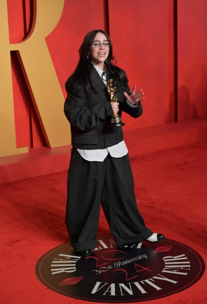 LOS ANGELES, USA. March 10, 2024: Billie Eilish at the 30th Vanity Fair Oscar Party.